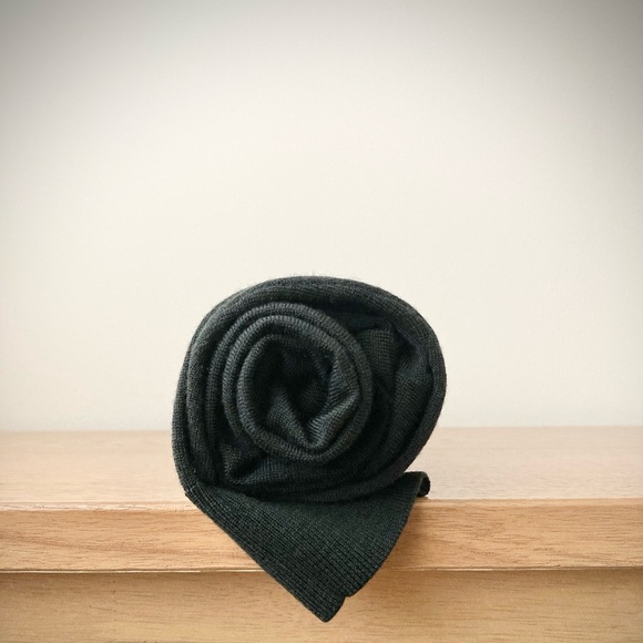 joodito 100% merino wool sweater wrap scarf long origami boro snake winter black - Picture 12 of 12